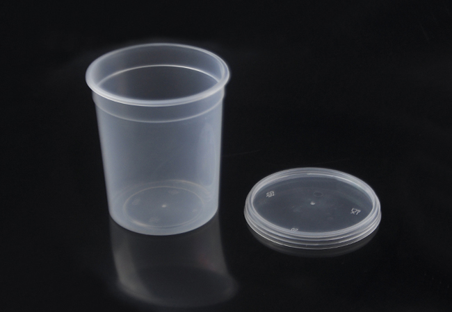 32oz/1000ml plastic PP soup deli microwaveable containers with lids