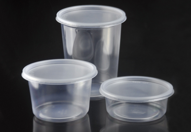 disposable plastic PP deli container with lid, PP deli pot 8oz